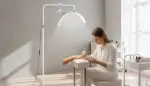 Die 5 Fach Lupen mit 120 LED und Ständer Professionelle Kosmetiklampe: Präzision trifft Komfort im Nagelstudio