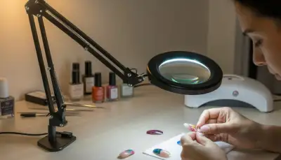 Der Durchblick für makelloses Nageldesign: Warum diese 15X Lupe mit Licht dein Studio revolutioniert