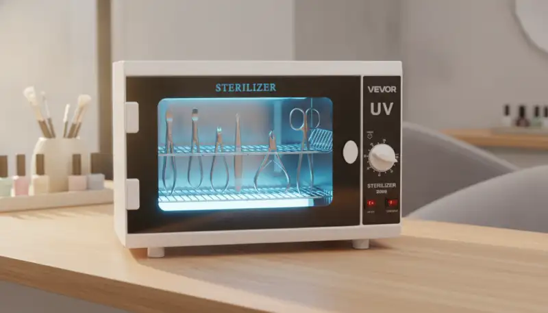 Hygiene mit UV Sterilisator Maniküre