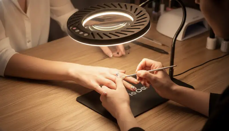 Lupenlampe Nageldesign: Perfekte Sicht für Präzision