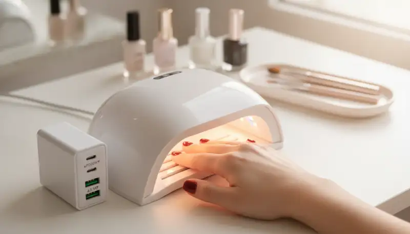 Perfekte Nägel: Die Handrücken Nagellampe