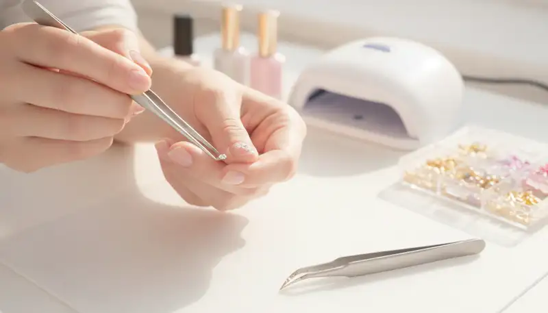 Präzisionspinzetten für makellose Nageldesigns
